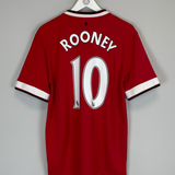 Shop 2014/15 MANCHESTER UNITED ROONEY #10 HOME SHIRT (L) ADIDAS, classic football shirts, vintage football shirts & retro soccer jerseys at Cult Kits