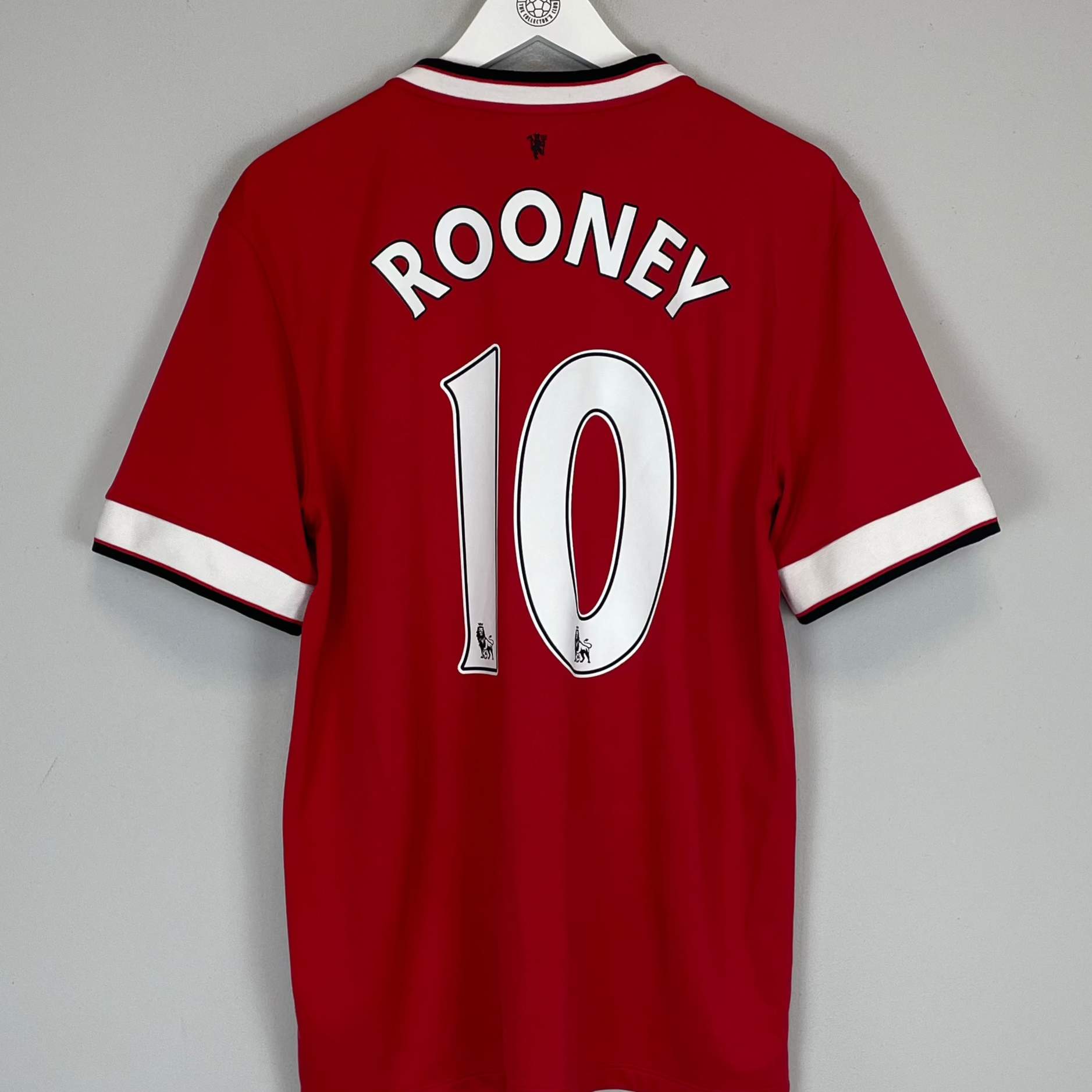 Shop 2014/15 MANCHESTER UNITED ROONEY #10 HOME SHIRT (L) ADIDAS, classic football shirts, vintage football shirts & retro soccer jerseys at Cult Kits