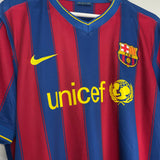 2009/10 BARCELONA IBRAHIMOVIC #9 HOME SHIRT (XL) NIKE