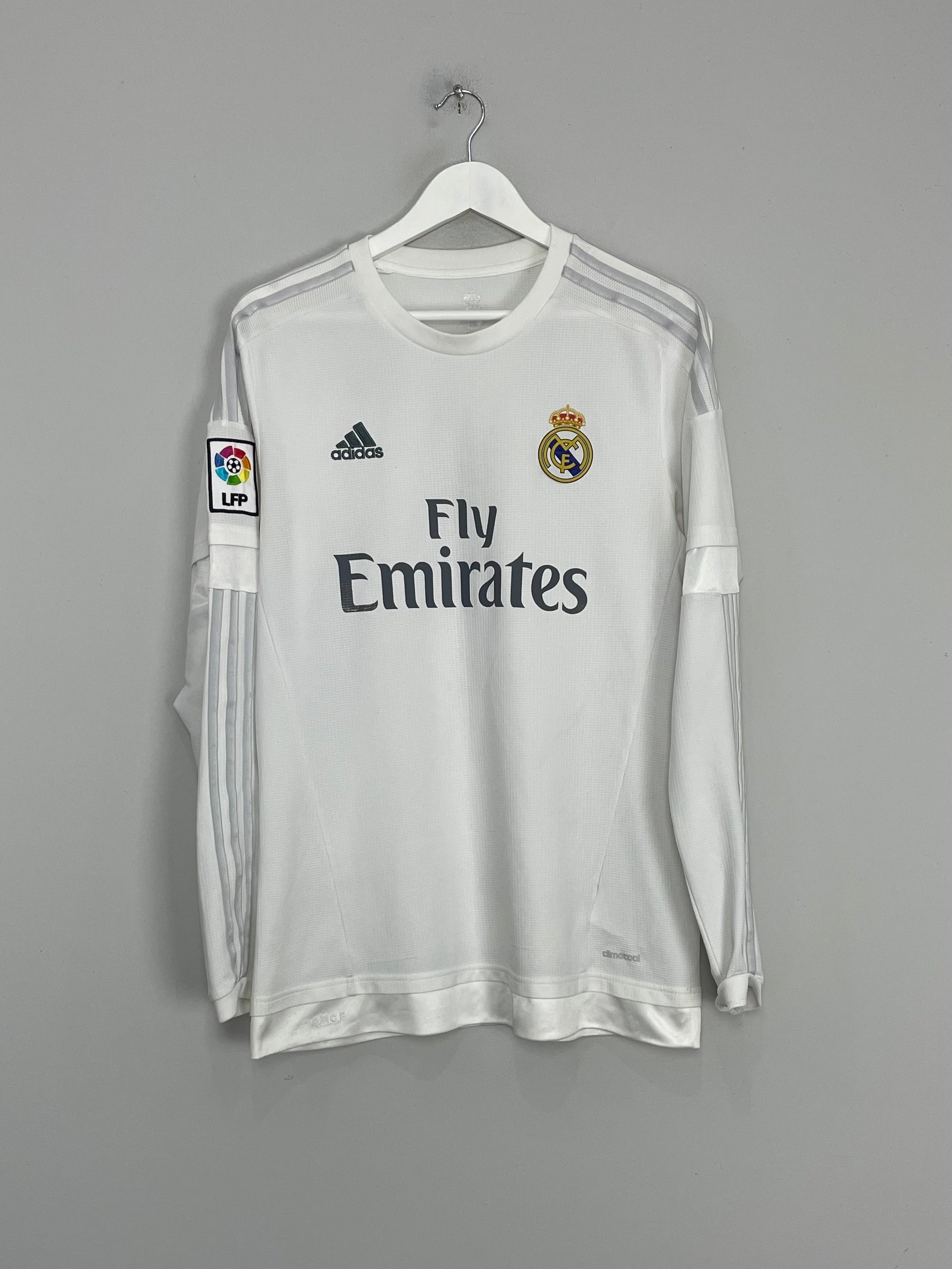 Shop 2015/16 REAL MADRID RONALDO #7 L/S HOME SHIRT (L) ADIDAS, classic football shirts, vintage football shirts & retro soccer jerseys at Cult Kits
