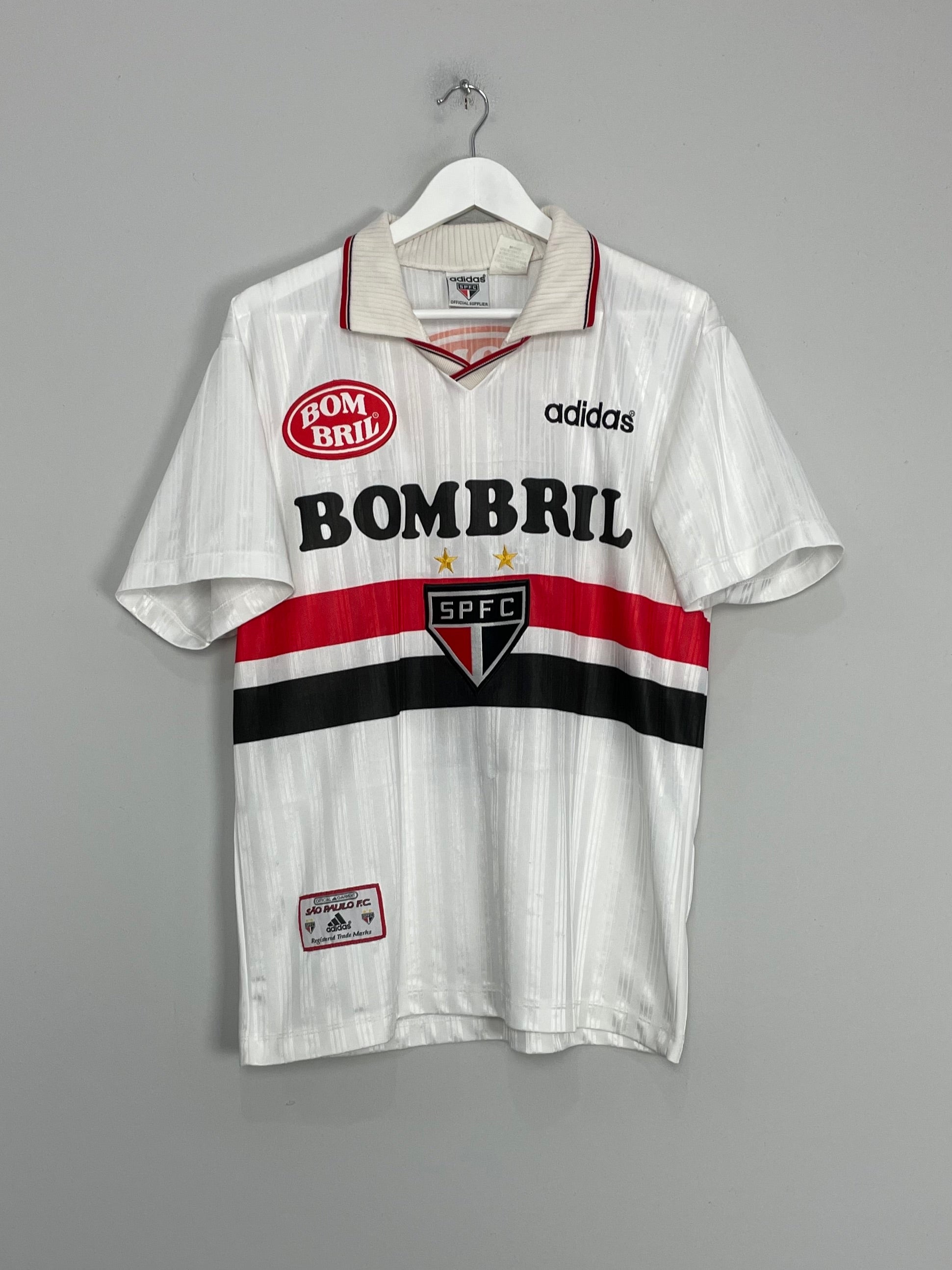 Shop 1997/98 SAO PAULO #10 HOME SHIRT (M) ADIDAS, classic football shirts, vintage football shirts & retro soccer jerseys at Cult Kits