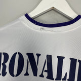 2002/03 REAL MADRID RONALDO #9 *CENTENARY* THIRD SHIRT (M) ADIDAS