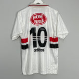 Shop 1997/98 SAO PAULO #10 HOME SHIRT (M) ADIDAS, classic football shirts, vintage football shirts & retro soccer jerseys at Cult Kits