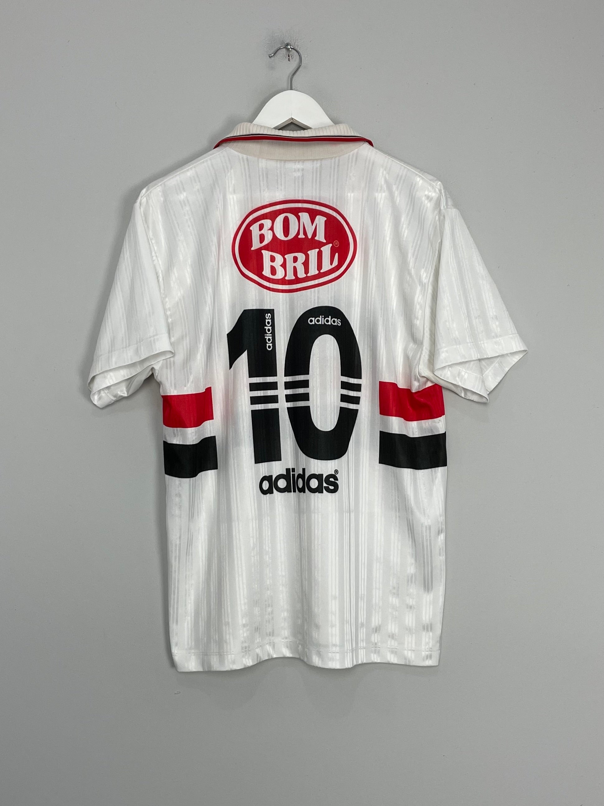 Shop 1997/98 SAO PAULO #10 HOME SHIRT (M) ADIDAS, classic football shirts, vintage football shirts & retro soccer jerseys at Cult Kits