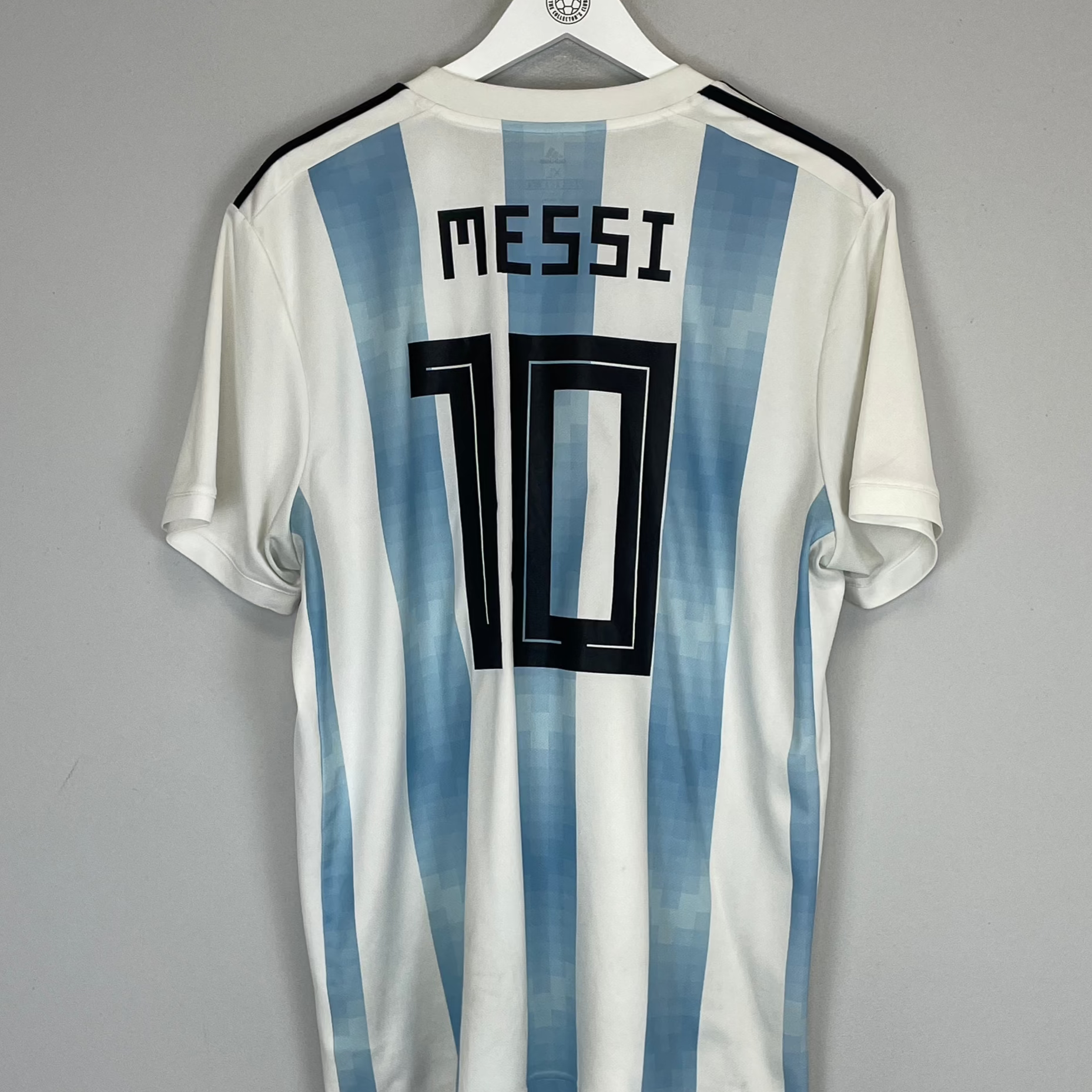 Shop 2018/19 ARGENTINA MESSI #10 HOME SHIRT (XL) ADIDAS, classic football shirts, vintage football shirts & retro soccer jerseys at Cult Kits
