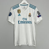 Shop 2017/18 REAL MADRID KROOS #8 HOME SHIRT (M) ADIDAS, classic football shirts, vintage football shirts & retro soccer jerseys at Cult Kits