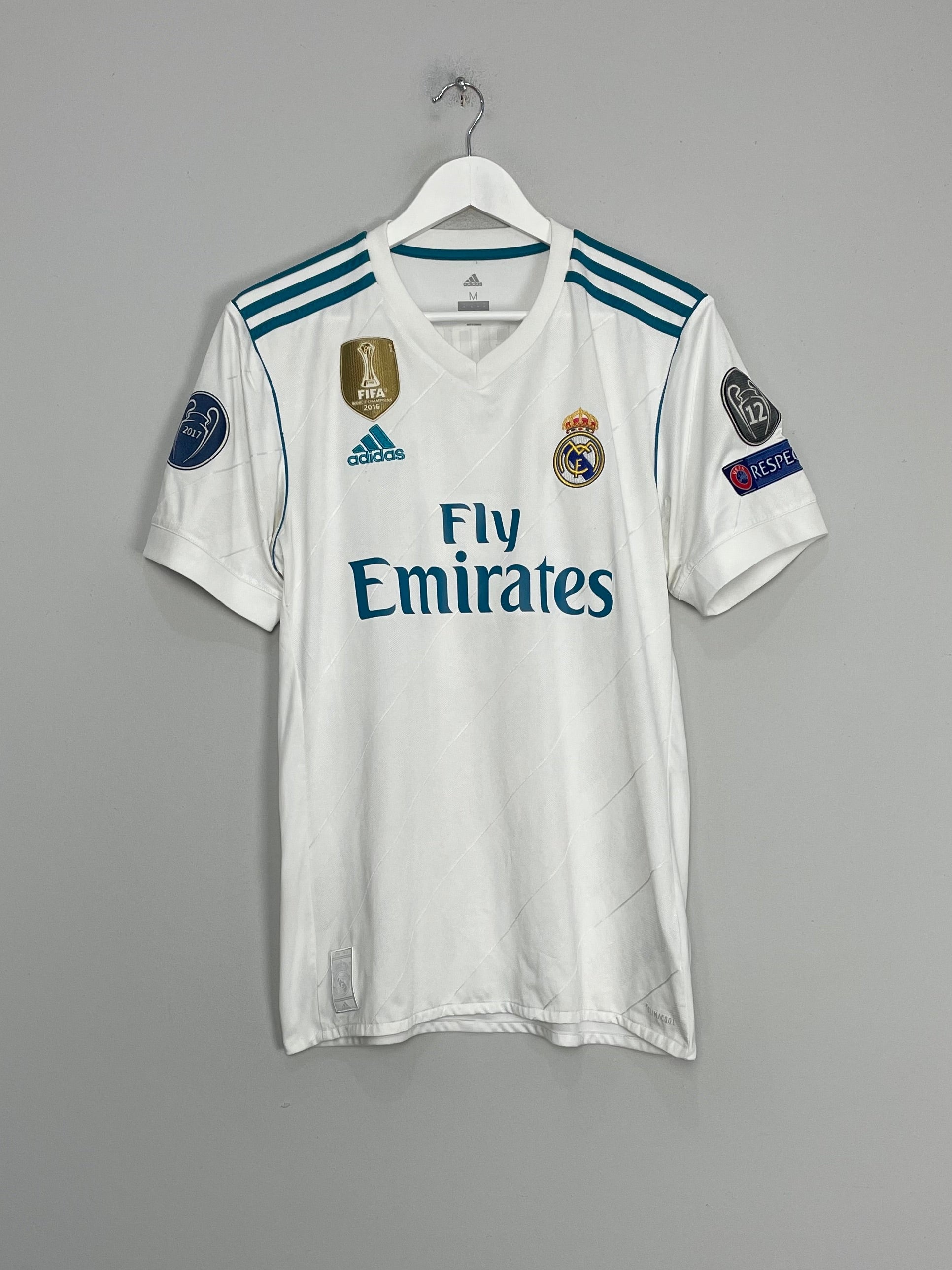 Shop 2017/18 REAL MADRID KROOS #8 HOME SHIRT (M) ADIDAS, classic football shirts, vintage football shirts & retro soccer jerseys at Cult Kits