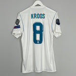 Shop 2017/18 REAL MADRID KROOS #8 HOME SHIRT (M) ADIDAS, classic football shirts, vintage football shirts & retro soccer jerseys at Cult Kits
