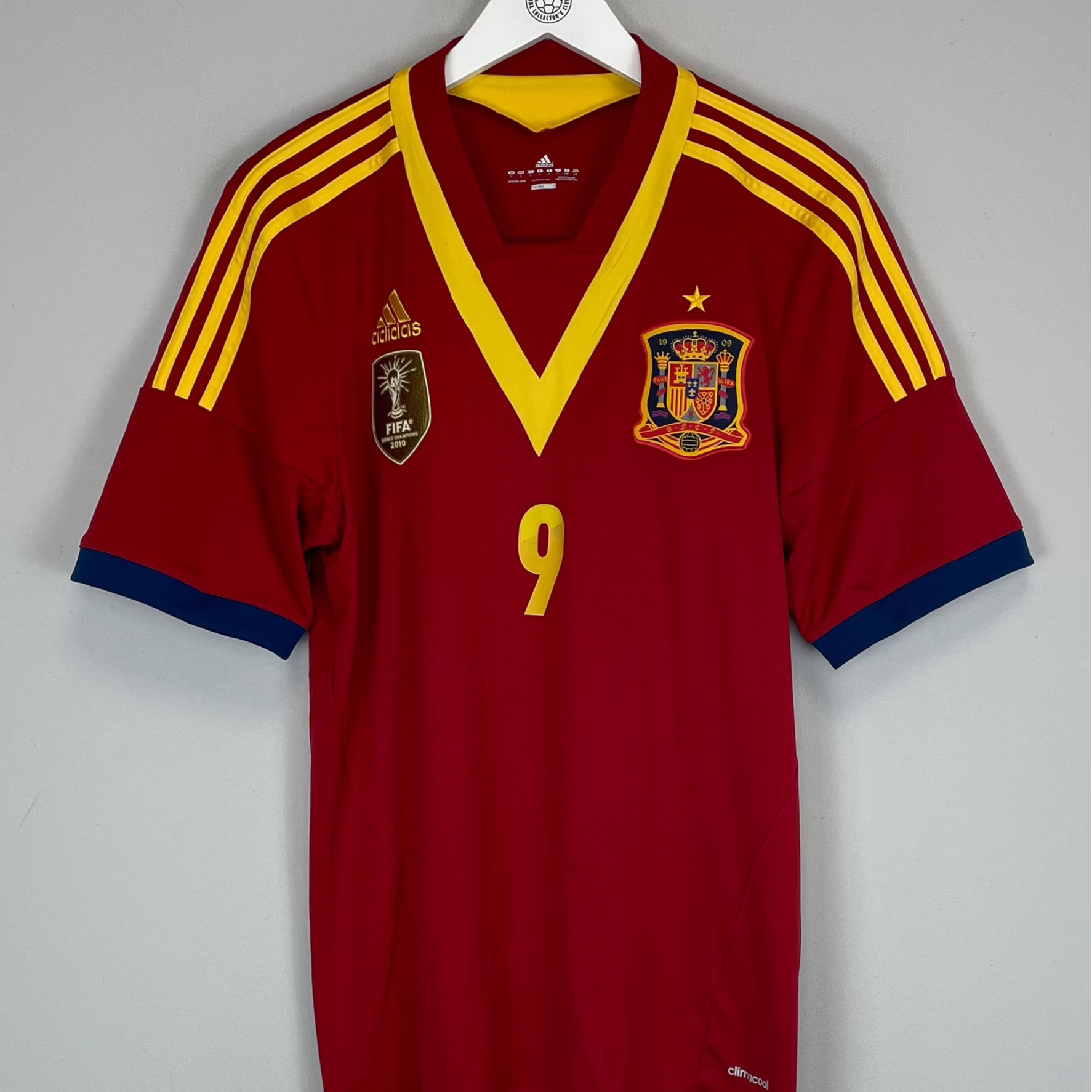 Shop 2013/14 SPAIN TORRES #9 HOME SHIRT (L) ADIDAS, classic football shirts, vintage football shirts & retro soccer jerseys at Cult Kits