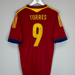 Shop 2013/14 SPAIN TORRES #9 HOME SHIRT (L) ADIDAS, classic football shirts, vintage football shirts & retro soccer jerseys at Cult Kits