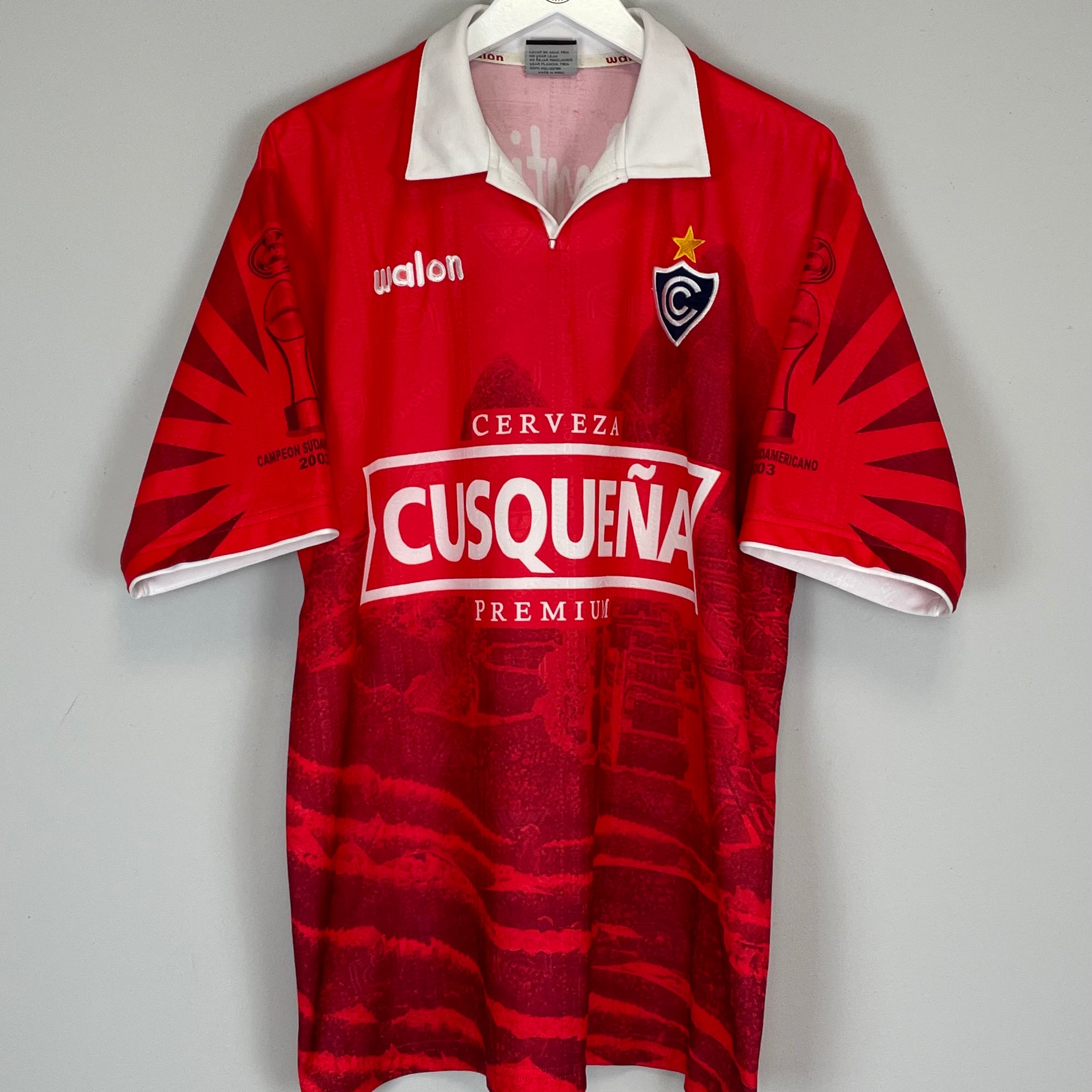 Shop 2003/04 CLUB CIENCIANO HOME SHIRT (XL) WALON, classic football shirts, vintage football shirts & retro soccer jerseys at Cult Kits