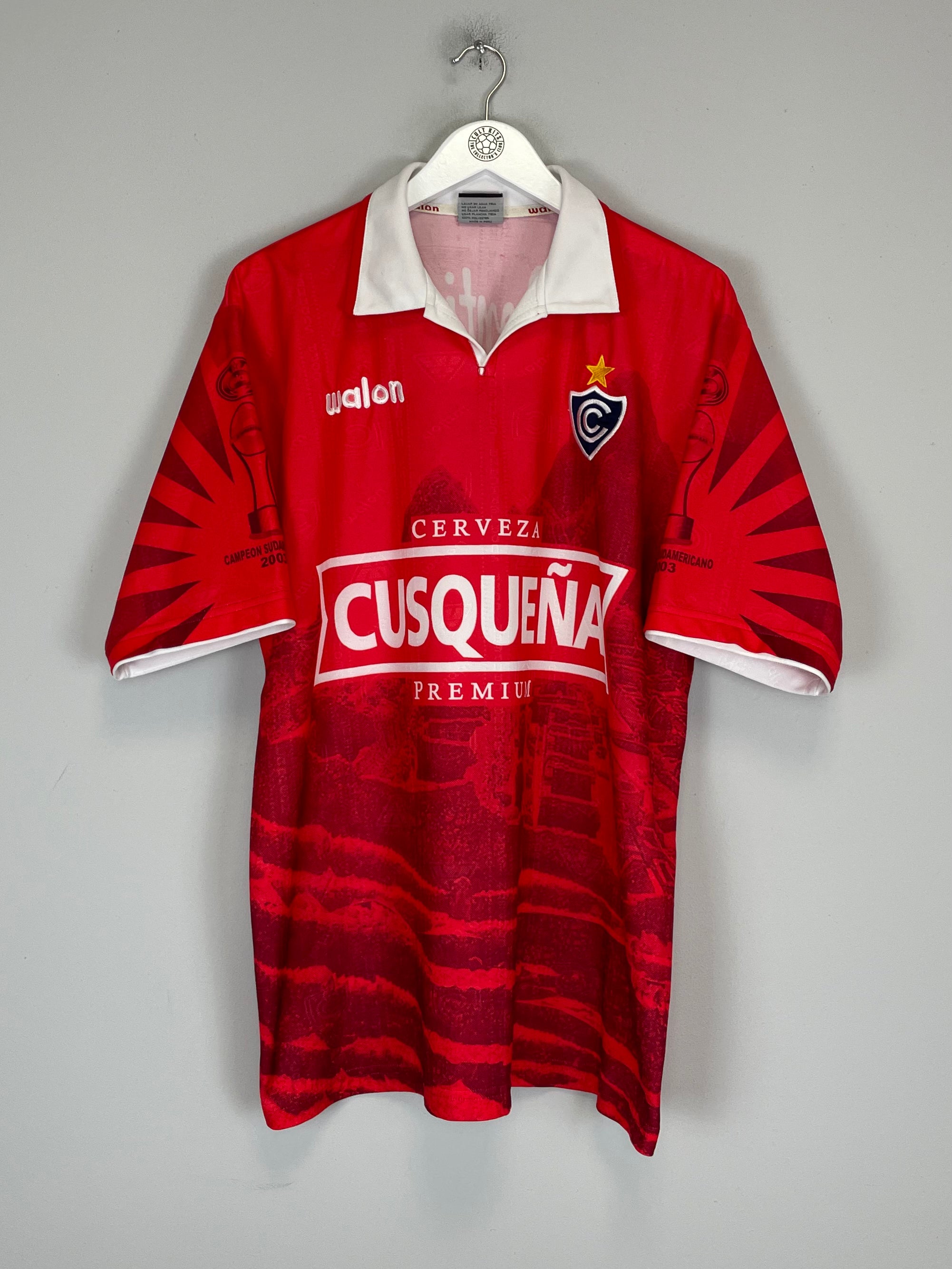 Shop 2003/04 CLUB CIENCIANO HOME SHIRT (XL) WALON, classic football shirts, vintage football shirts & retro soccer jerseys at Cult Kits