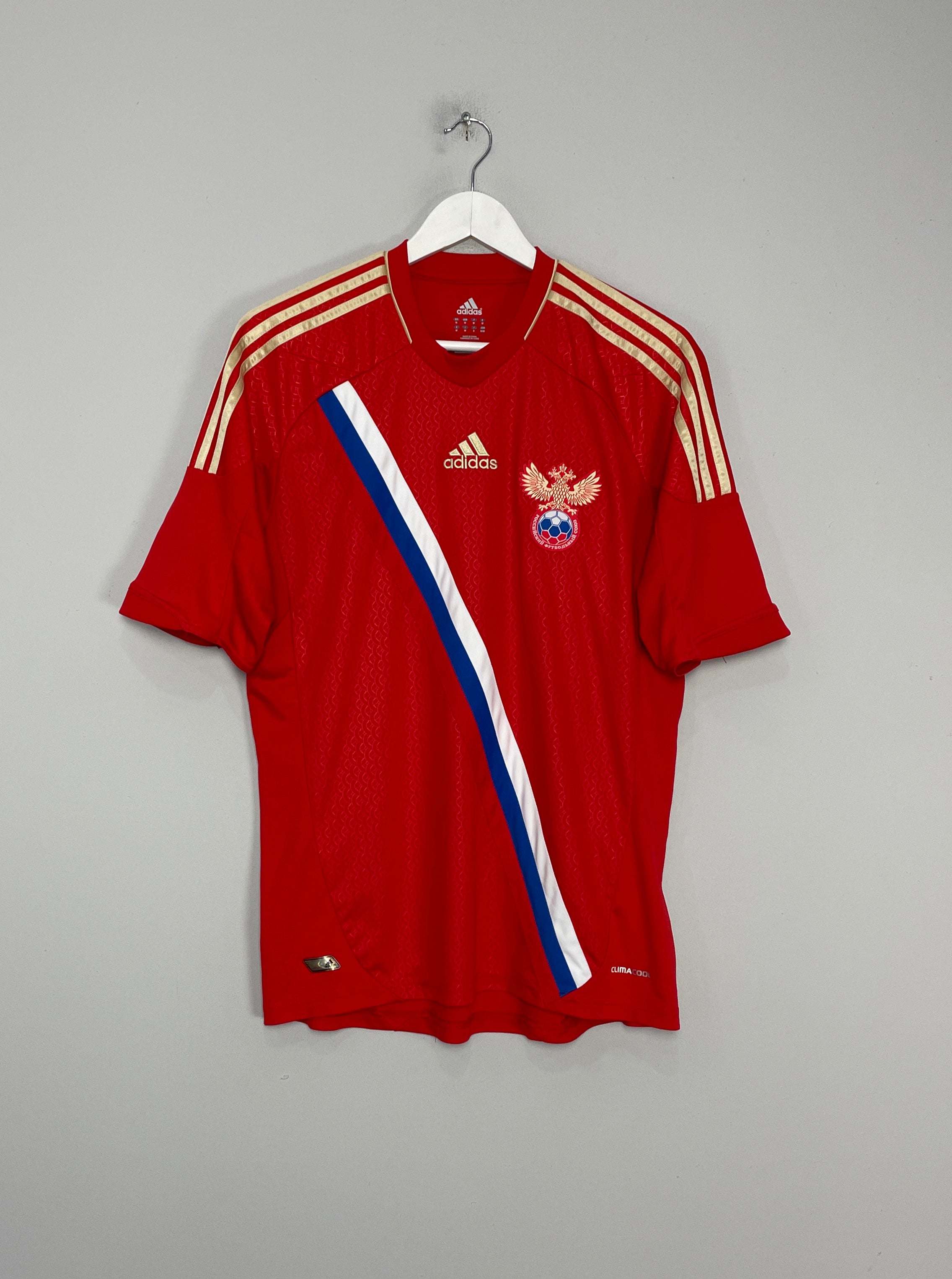 Shop 2012/14 RUSSIA HOME SHIRT (M) ADIDAS, classic football shirts, vintage football shirts & retro soccer jerseys at Cult Kits