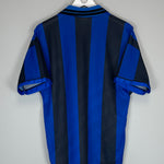 Shop 1995/96 INTER MILAN HOME SHIRT (M) UMBRO, classic football shirts, vintage football shirts & retro soccer jerseys at Cult Kits