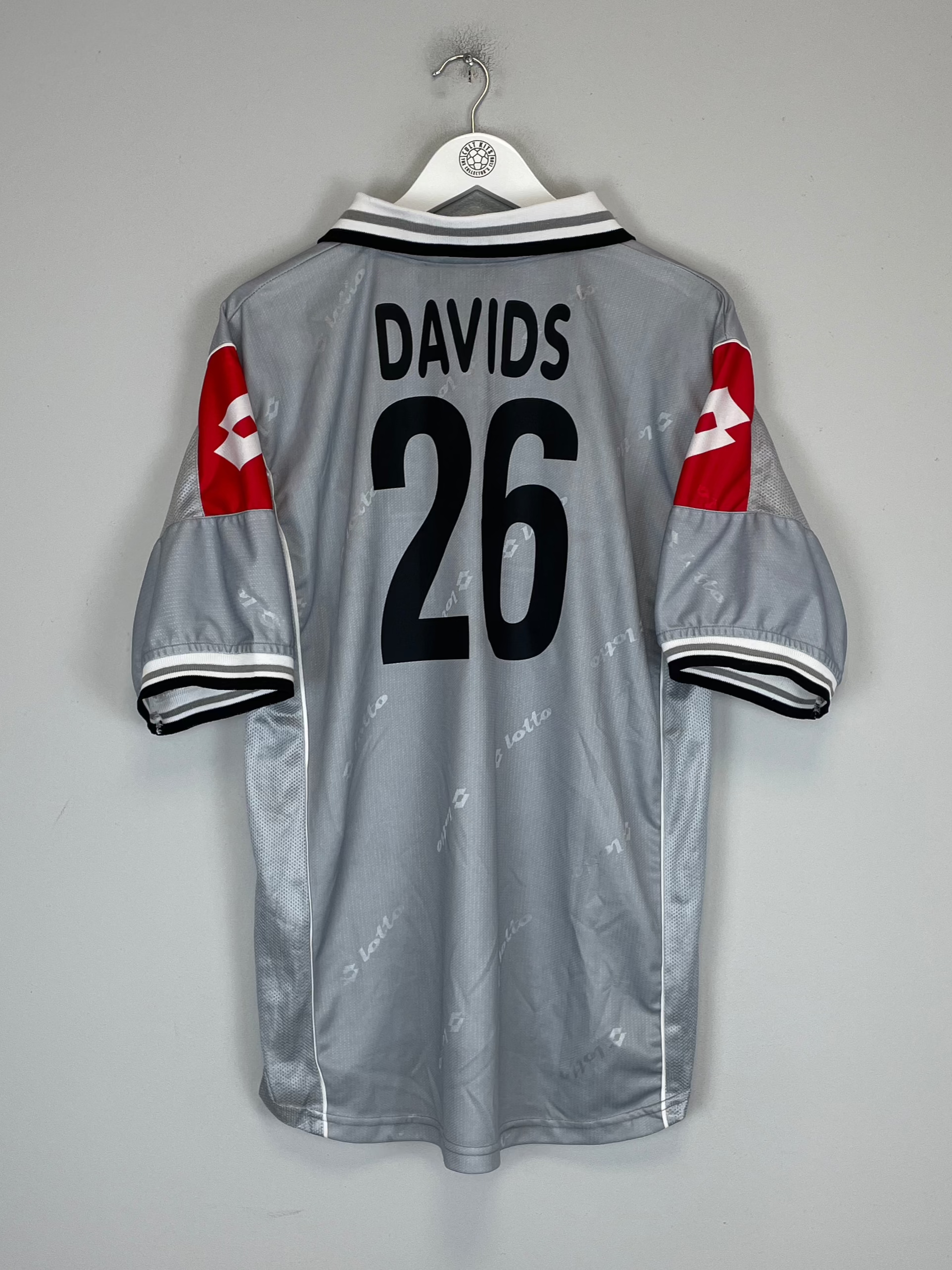 Shop 2000/01 JUVENTUS DAVIDS #26 THIRD SHIRT (L) LOTTO, classic football shirts, vintage football shirts & retro soccer jerseys at Cult Kits