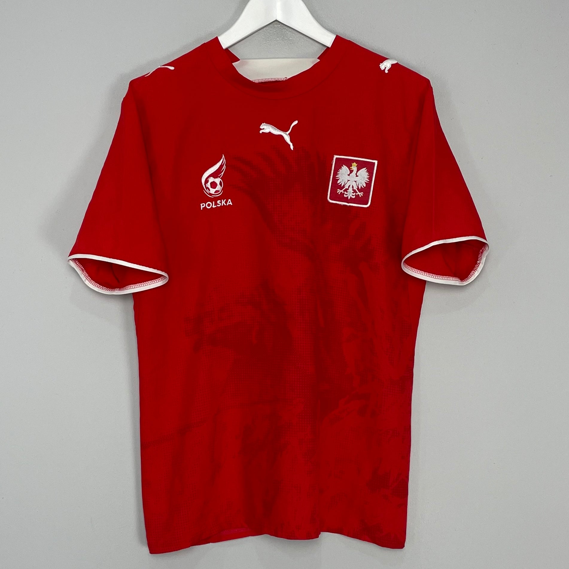 Shop 2006/08 POLAND AWAY SHIRT (M) PUMA, classic football shirts, vintage football shirts & retro soccer jerseys at Cult Kits