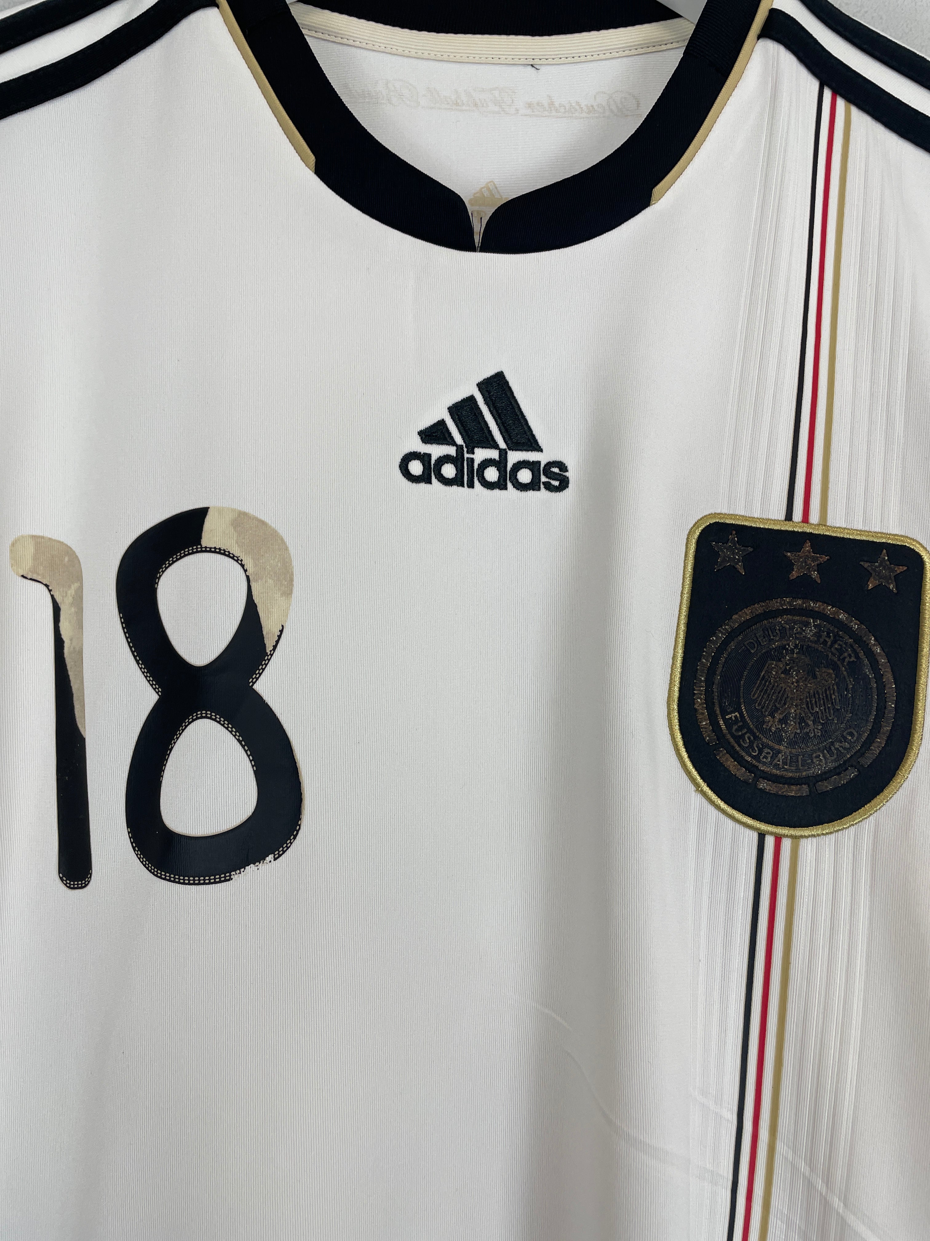 Shop 2010/11 GERMANY KLINSMANN #18 HOME SHIRT (S) ADIDAS, classic football shirts, vintage football shirts & retro soccer jerseys at Cult Kits