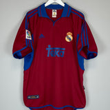 2000/01 REAL MADRID FIGO #10 *PROTOTYPE* SHIRT (L) ADIDAS