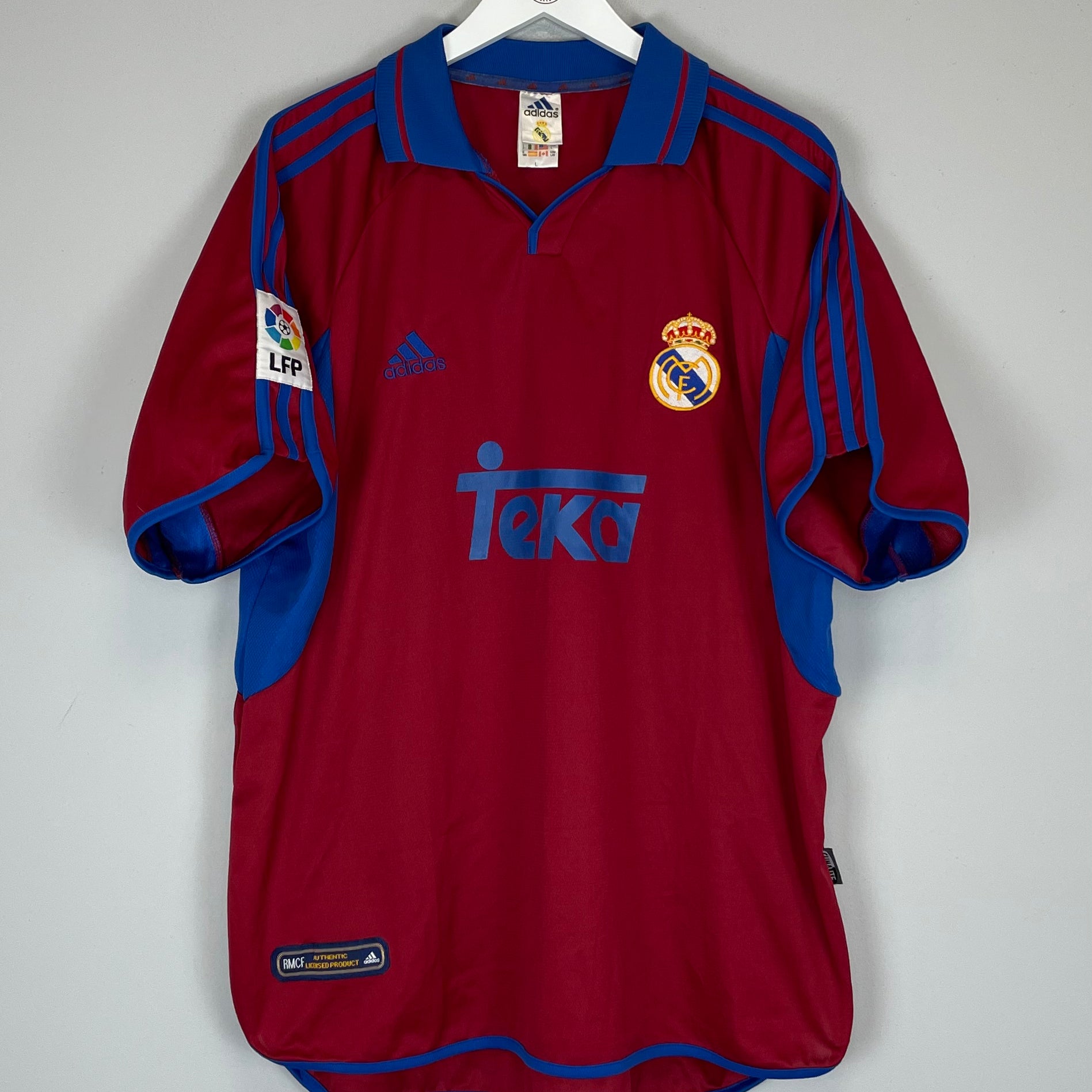2000/01 REAL MADRID FIGO #10 *PROTOTYPE* SHIRT (L) ADIDAS – Cult Kits 2000/01 REAL MADRID FIGO #10 *PROTOTYPE* SHIRT (L) ADIDAS – Cult Kits