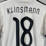 Shop 2010/11 GERMANY KLINSMANN #18 HOME SHIRT (S) ADIDAS, classic football shirts, vintage football shirts & retro soccer jerseys at Cult Kits