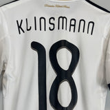 Shop 2010/11 GERMANY KLINSMANN #18 HOME SHIRT (S) ADIDAS, classic football shirts, vintage football shirts & retro soccer jerseys at Cult Kits