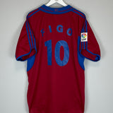 2000/01 REAL MADRID FIGO #10 *PROTOTYPE* SHIRT (L) ADIDAS