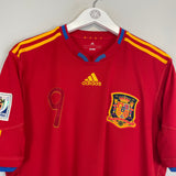 Shop 2010/11 SPAIN TORRES #9 HOME SHIRT (L) ADIDAS, classic football shirts, vintage football shirts & retro soccer jerseys at Cult Kits