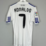 2010/11 REAL MADRID RONALDO #7 HOME SHIRT (M) ADIDAS