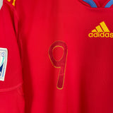 Shop 2010/11 SPAIN TORRES #9 HOME SHIRT (L) ADIDAS, classic football shirts, vintage football shirts & retro soccer jerseys at Cult Kits