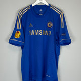 2012/13 CHELSEA IVANOVIC #2 E/L HOME SHIRT (XL) ADIDAS