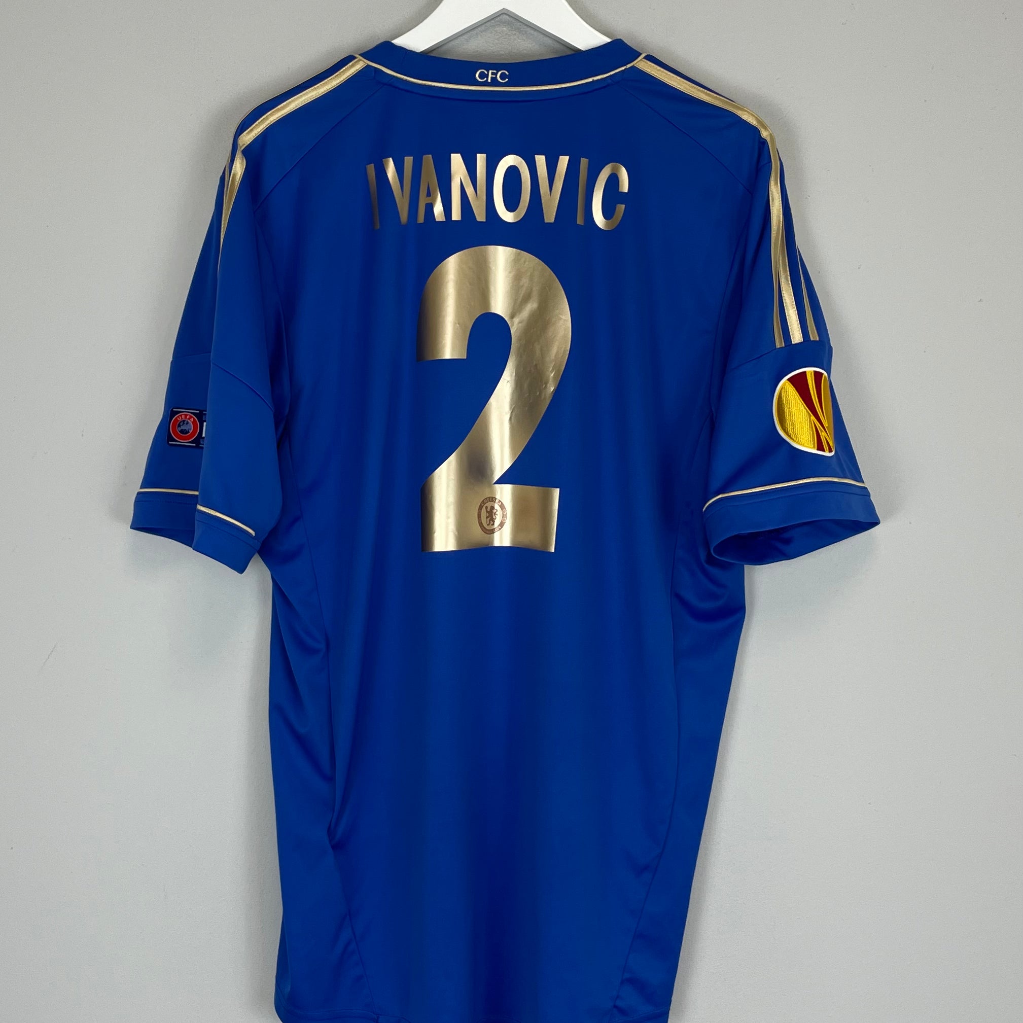 2012/13 CHELSEA IVANOVIC #2 E/L HOME SHIRT (XL) ADIDAS – Cult Kits