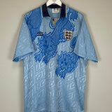 1992/93 ENGLAND THIRD SHIRT (XL) UMBRO