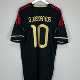 2010/11 MEXICO G.DOS SANTOS #10 AWAY SHIRT (XL) ADIDAS