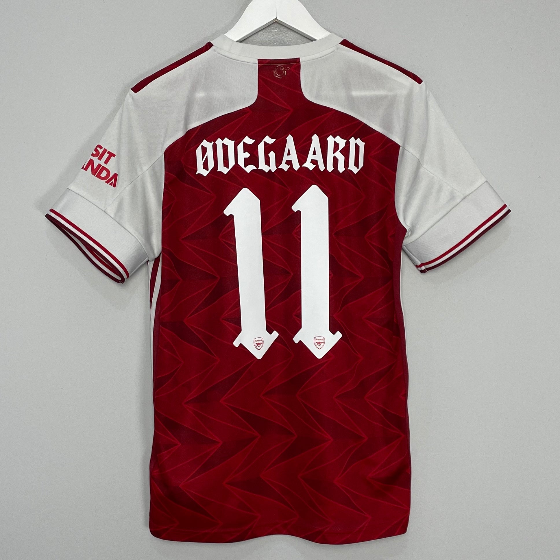 Shop 2020/21 ARSENAL ODEGAARD #11 HOME SHIRT (M) ADIDAS, classic football shirts, vintage football shirts & retro soccer jerseys at Cult Kits