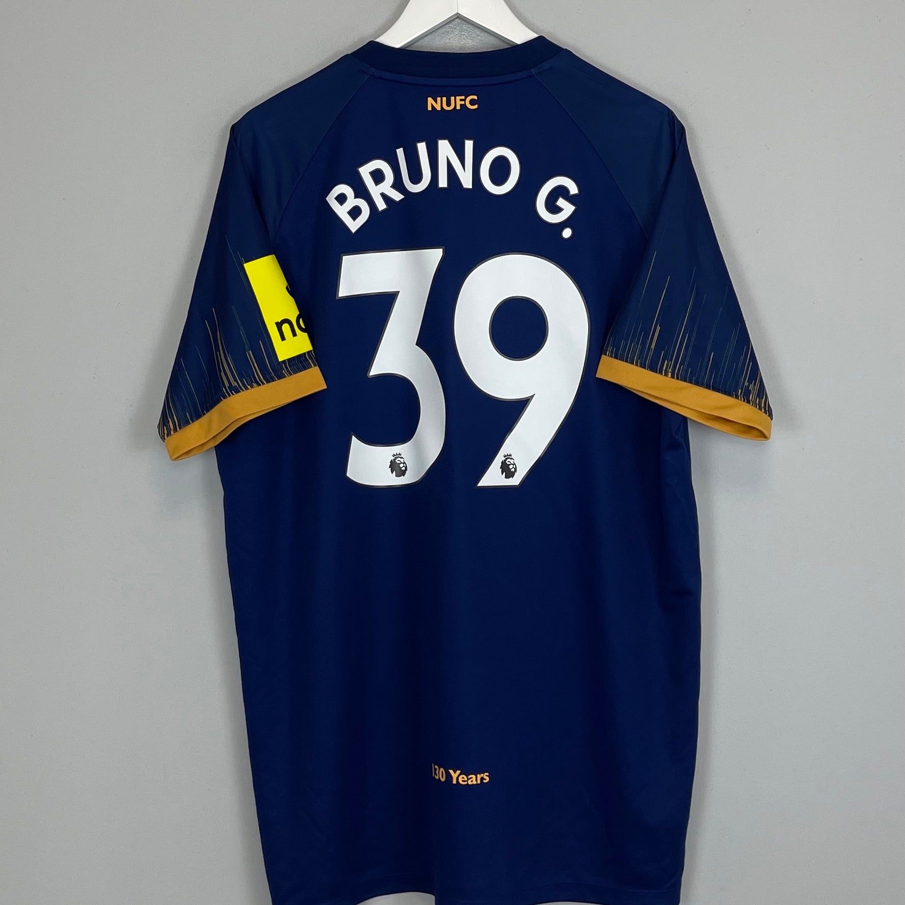 Shop 2022/23 NEWCASTLE UNITED BRUNO G. #39 AWAY SHIRT (XXL) CASTORE, classic football shirts, vintage football shirts & retro soccer jerseys at Cult Kits
