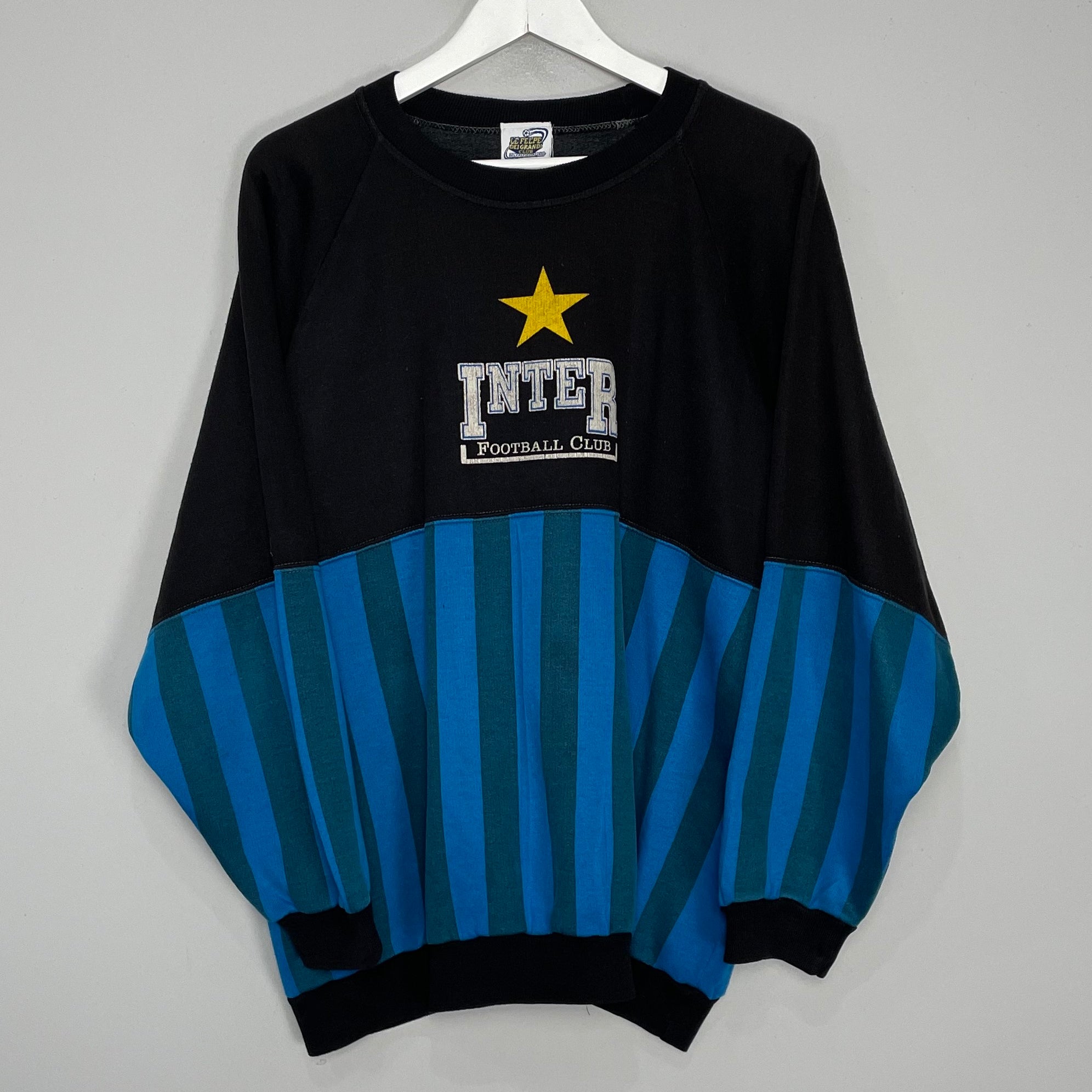 Shop 1990/91 INTER MILAN JUMPER (L) LE FELIPE DEI GRANDE CLUB, classic football shirts, vintage football shirts & retro soccer jerseys at Cult Kits
