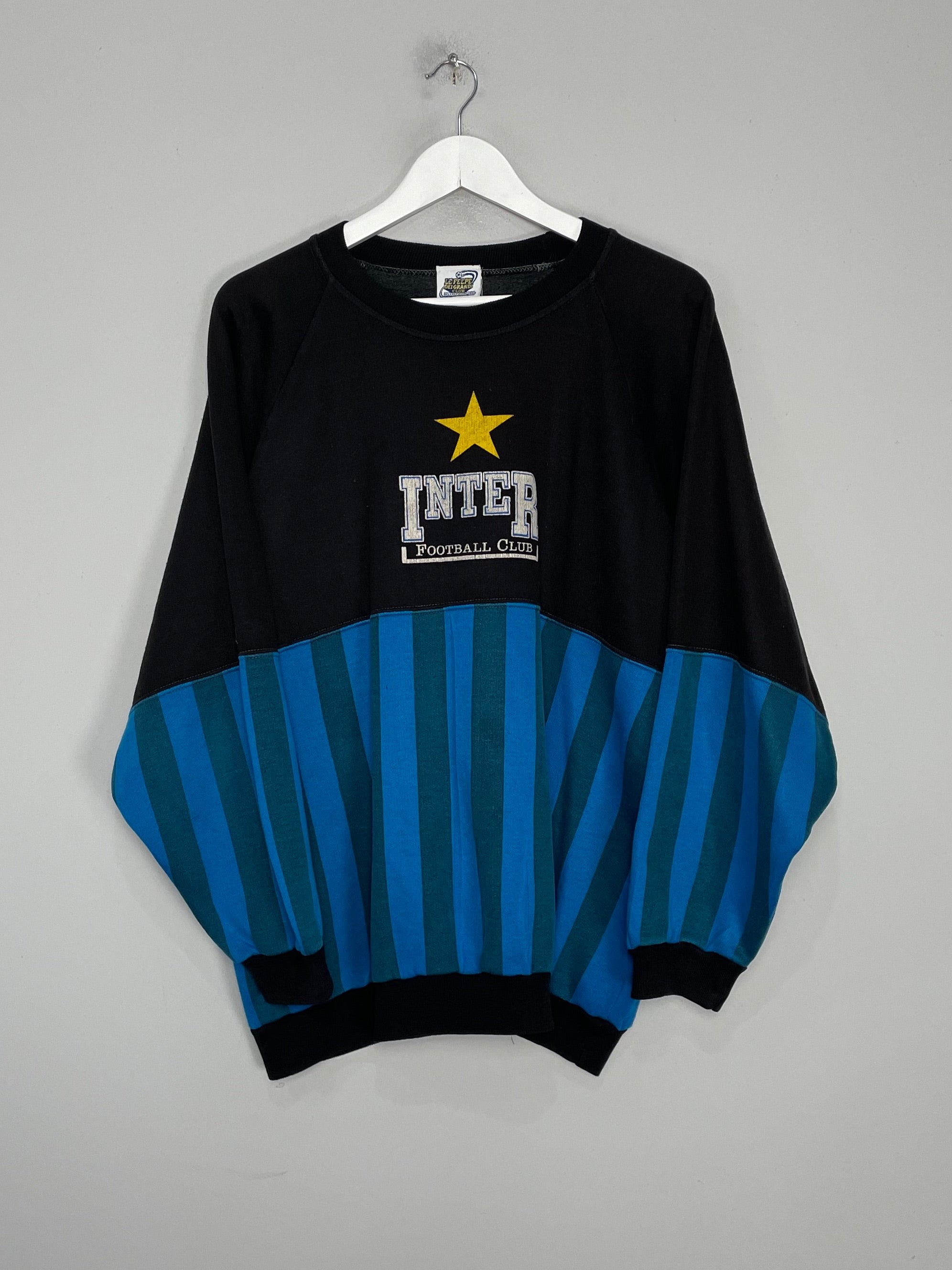 Shop 1990/91 INTER MILAN JUMPER (L) LE FELIPE DEI GRANDE CLUB, classic football shirts, vintage football shirts & retro soccer jerseys at Cult Kits