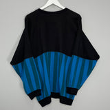 Shop 1990/91 INTER MILAN JUMPER (L) LE FELIPE DEI GRANDE CLUB, classic football shirts, vintage football shirts & retro soccer jerseys at Cult Kits