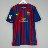 2011/12 BARCELONA FABREGAS #4 HOME SHIRT (M) NIKE