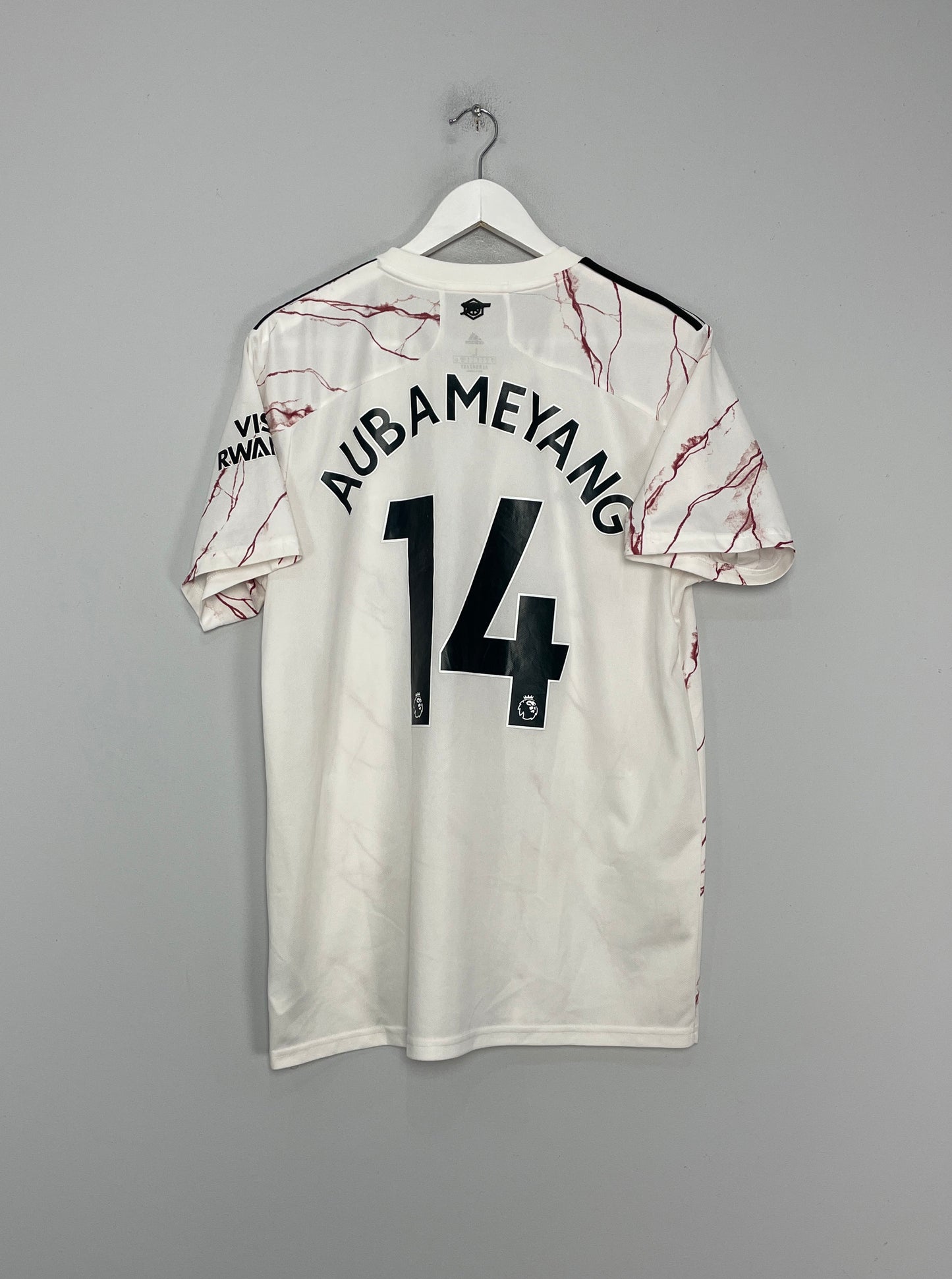 2020/21 ARSENAL AUBAMEYANG #14 AWAY SHIRT (L) ADIDAS