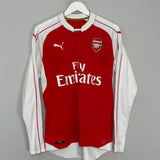 Shop 2015/16 ARSENAL L/S HOME SHIRT (M) PUMA, classic football shirts, vintage football shirts & retro soccer jerseys at Cult Kits
