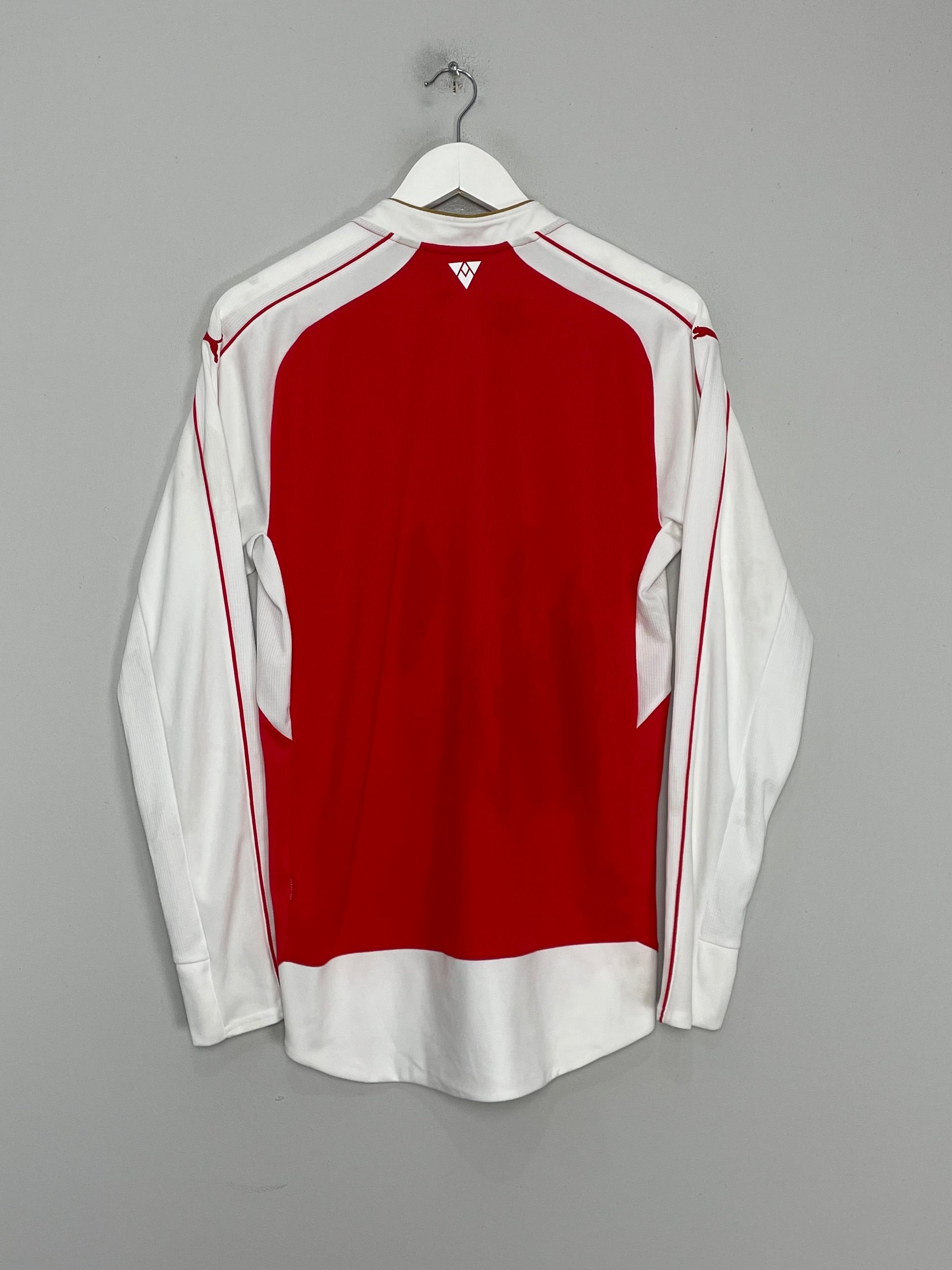 Shop 2015/16 ARSENAL L/S HOME SHIRT (M) PUMA, classic football shirts, vintage football shirts & retro soccer jerseys at Cult Kits