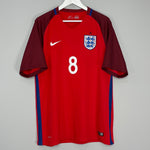 Shop 2016/17 ENGLAND BARKLEY #8 AWAY SHIRT (XL) NIKE, classic football shirts, vintage football shirts & retro soccer jerseys at Cult Kits