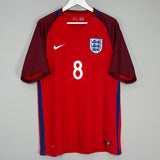 Shop 2016/17 ENGLAND BARKLEY #8 AWAY SHIRT (XL) NIKE, classic football shirts, vintage football shirts & retro soccer jerseys at Cult Kits