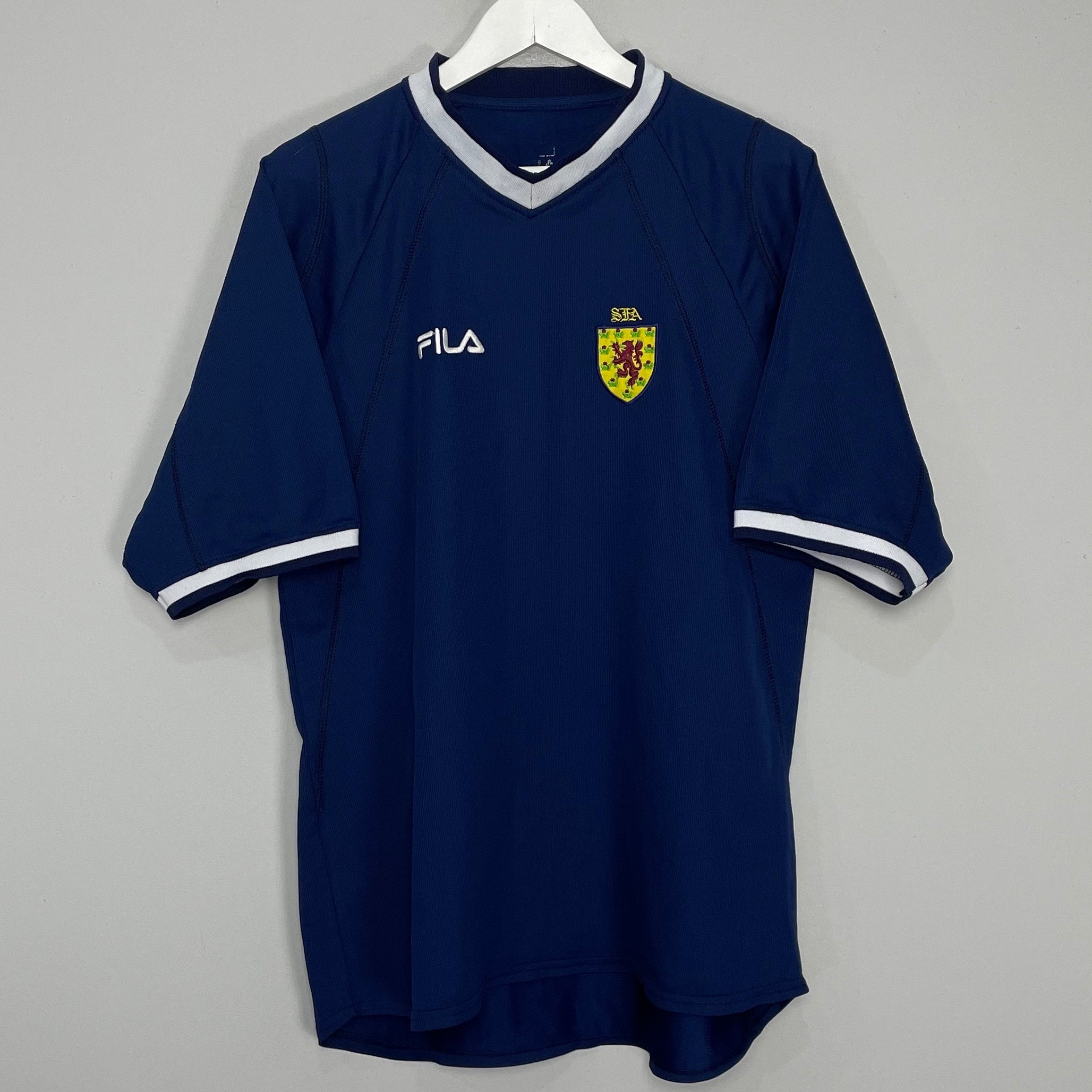 Shop 2000/02 SCOTLAND HOME SHIRT (XL) FILA, classic football shirts, vintage football shirts & retro soccer jerseys at Cult Kits