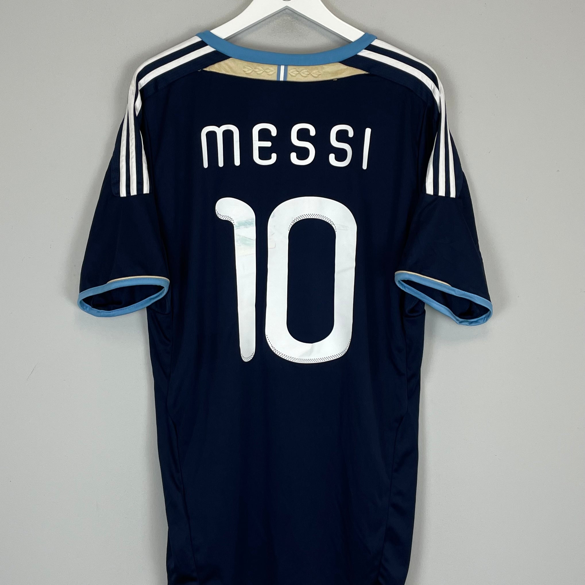 Shop 2011/13 ARGENTINA MESSI #10 AWAY SHIRT (XL) ADIDAS, classic football shirts, vintage football shirts & retro soccer jerseys at Cult Kits