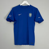Shop 2006/08 BRAZIL TRAINING SHIRT (S) NIKE, classic football shirts, vintage football shirts & retro soccer jerseys at Cult Kits