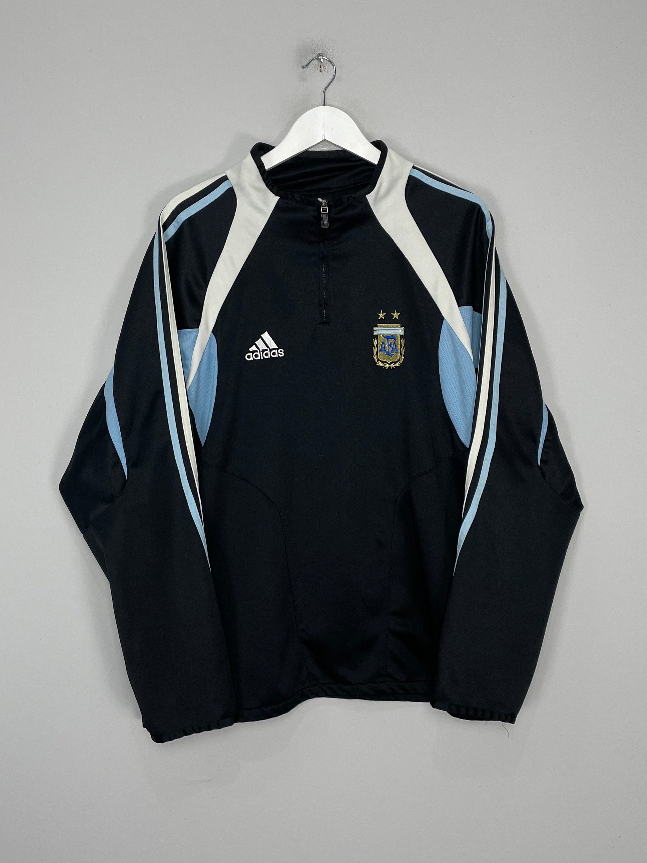 Shop 2004/05 ARGENTINA 1/4 ZIP JACKET (XL) ADIDAS, classic football shirts, vintage football shirts & retro soccer jerseys at Cult Kits