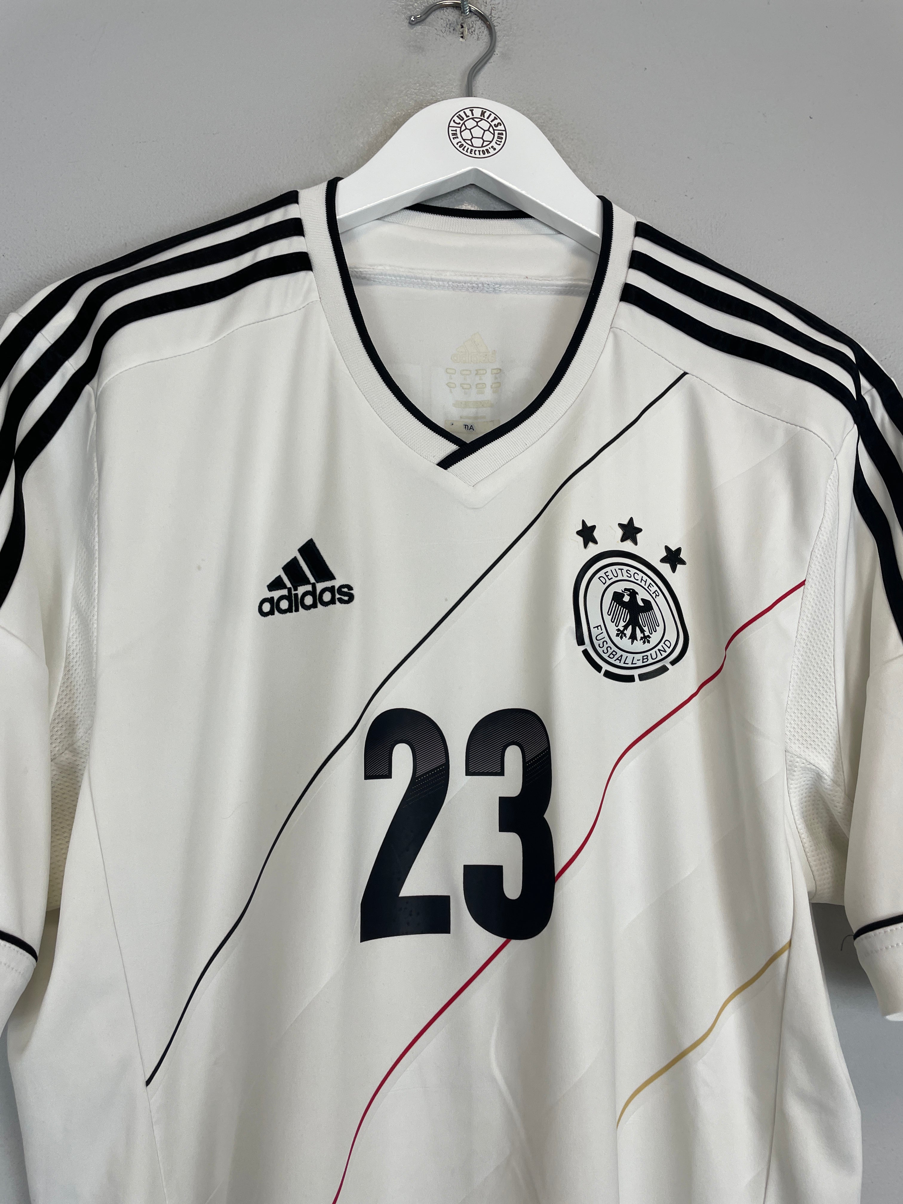 Shop 2012/13 GERMANY GOMEZ #23 HOME SHIRT (L) ADIDAS, classic football shirts, vintage football shirts & retro soccer jerseys at Cult Kits
