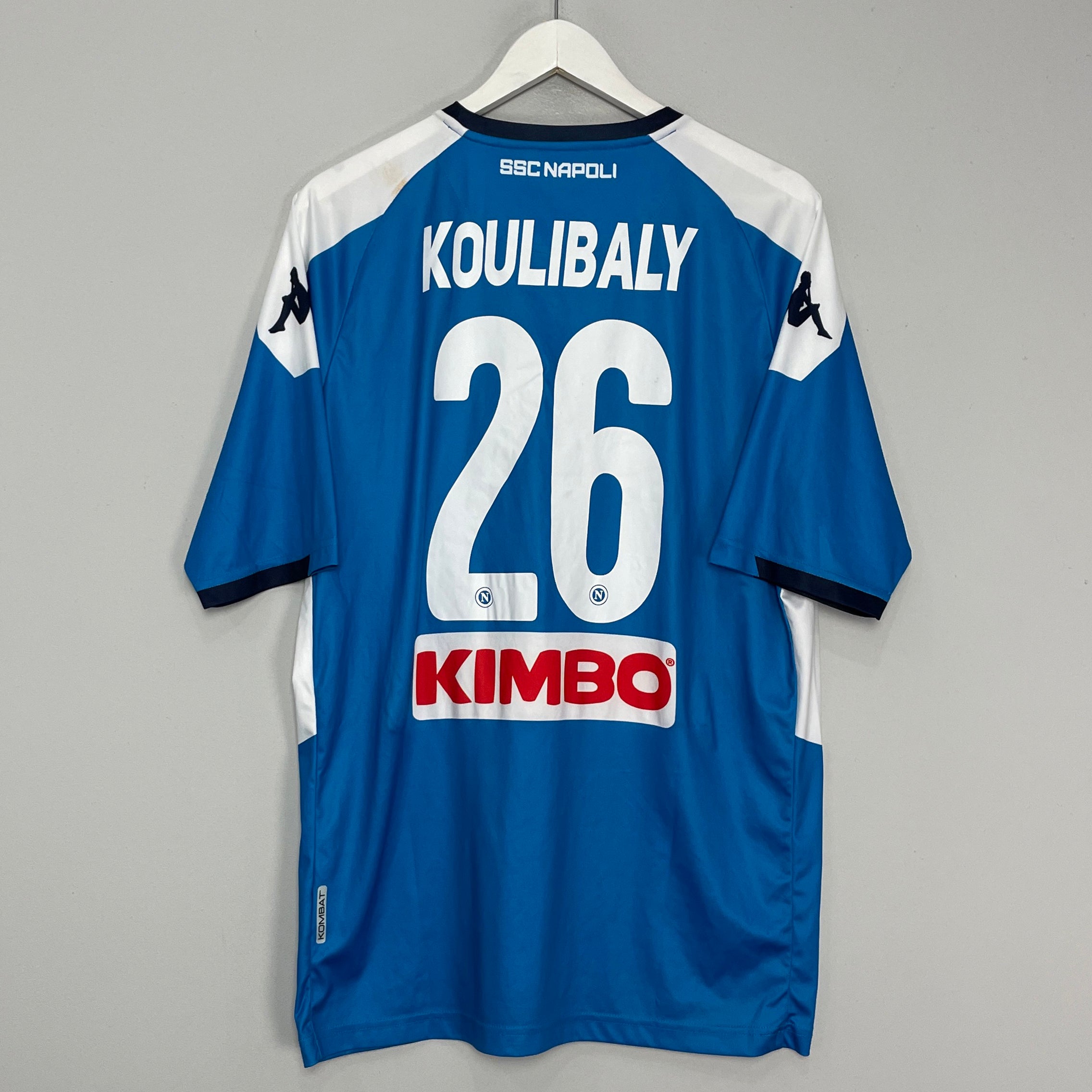 Shop 2019/20 NAPOLI KOULIBALY #26 HOME SHIRT (XXXL) KAPPA, classic football shirts, vintage football shirts & retro soccer jerseys at Cult Kits